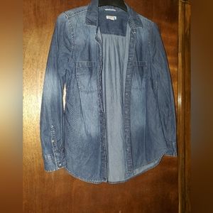 Distressed Denim Shirt